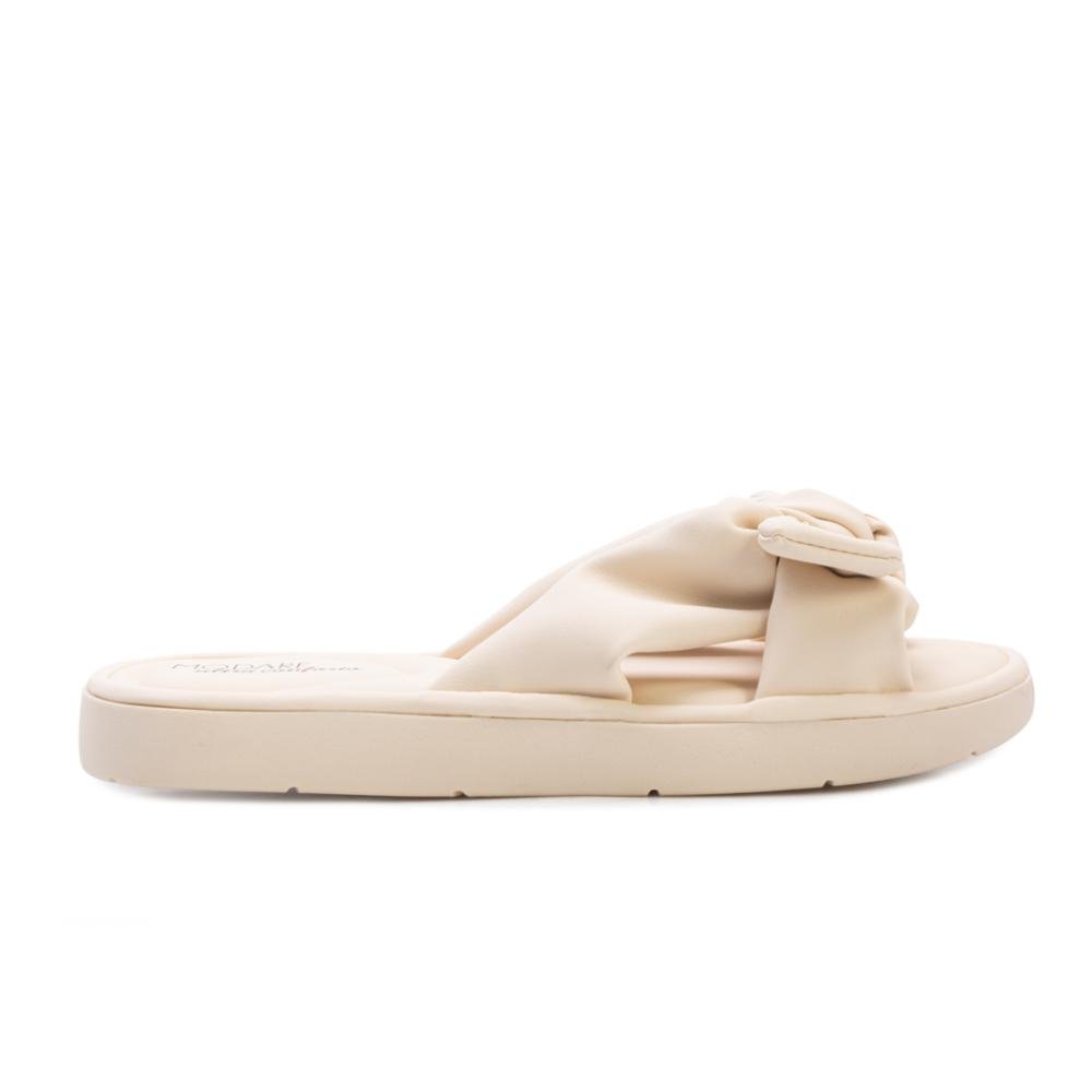 Chinelo Modare C Nobuck Ultra Soft Slide MK26-72081 Bege 2