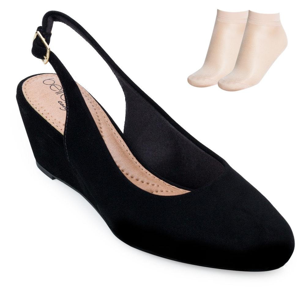 Sapato Slingback Beira Rio e Meia BR22-4791