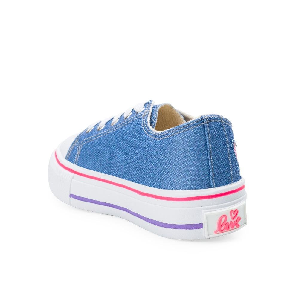 Tênis Ykes Juvenil YK-Coração 2022 Azul 4