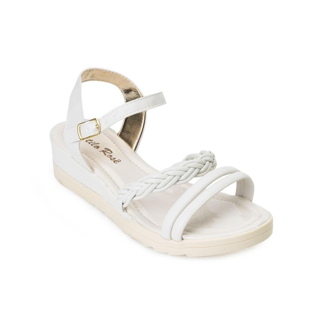 Sandália Anabela Stilo Rosê Infantil SR22-S8124 Bege 1