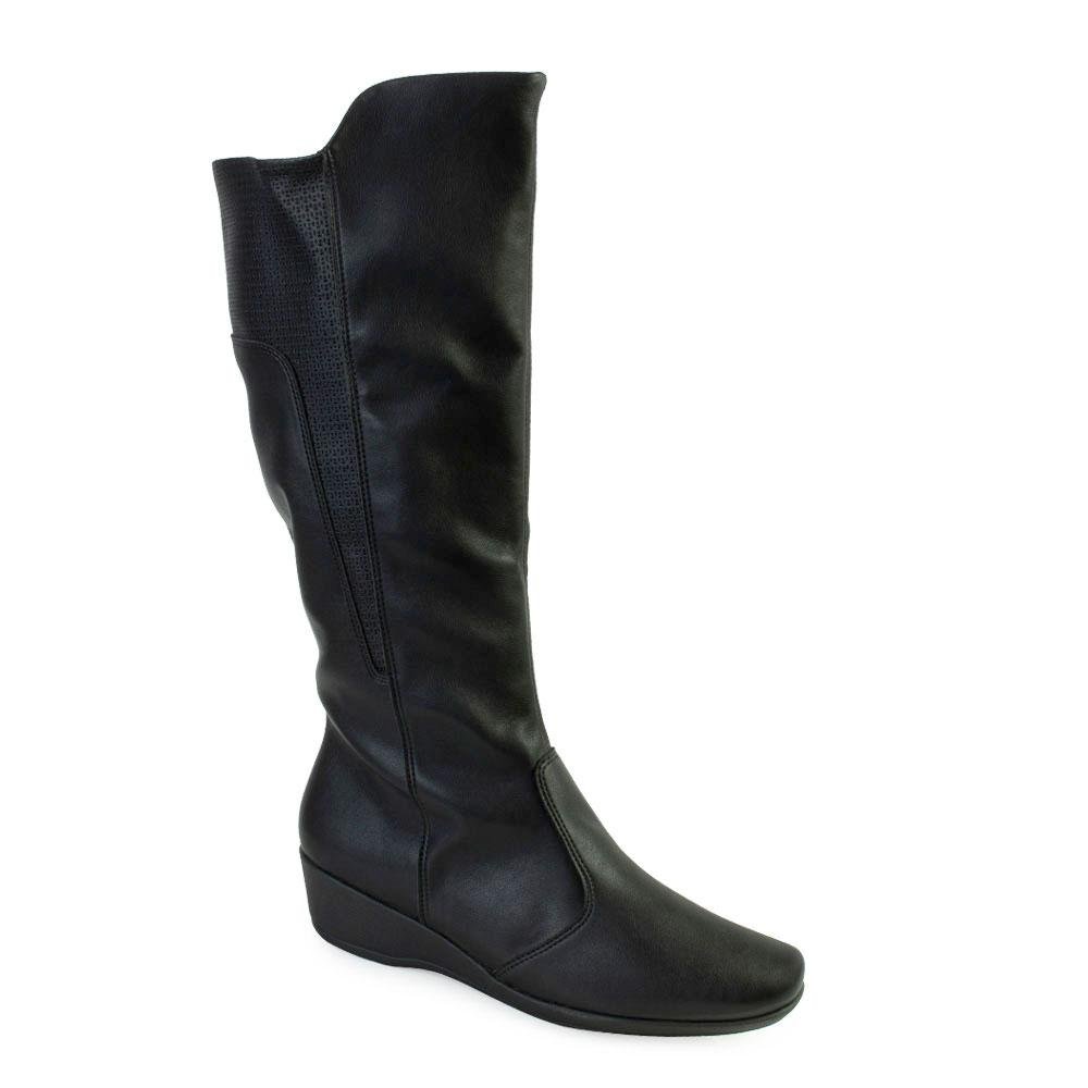 Bota Cano Alto Piccadilly PD23-14319 Preto 1