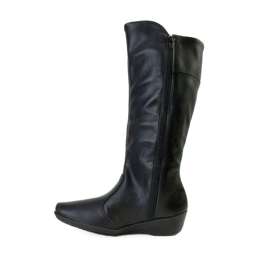 Bota Cano Alto Piccadilly PD23-14319 Preto 2