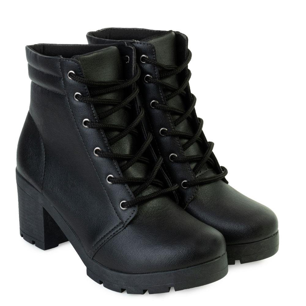 Bota Coturno Valesca PTO VL23-01151 Preto 4