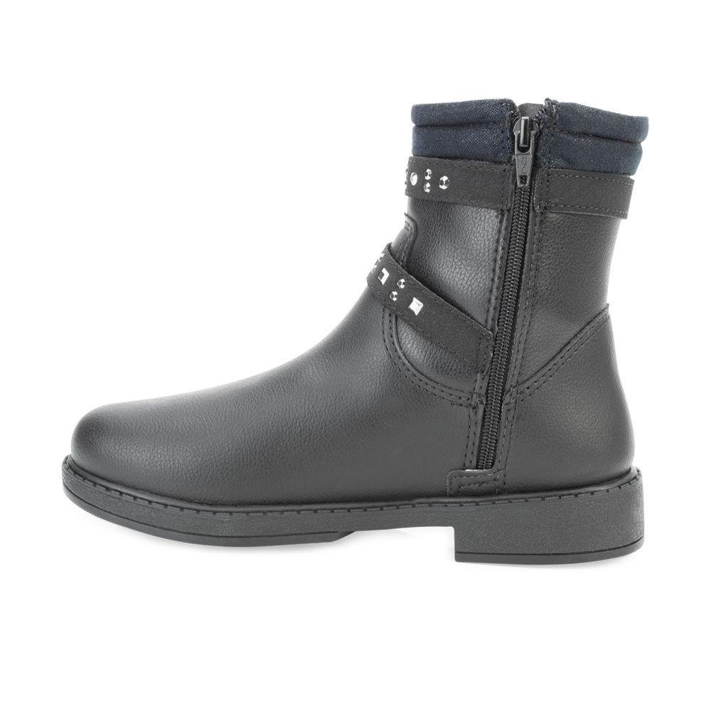 Bota Cano Curto Infantil Pampili PP23-27910 Preto 2