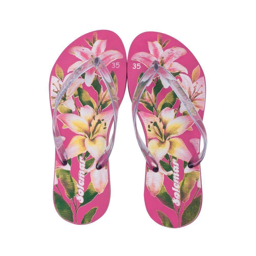 Chinelo Flor Solemar Rosa 4