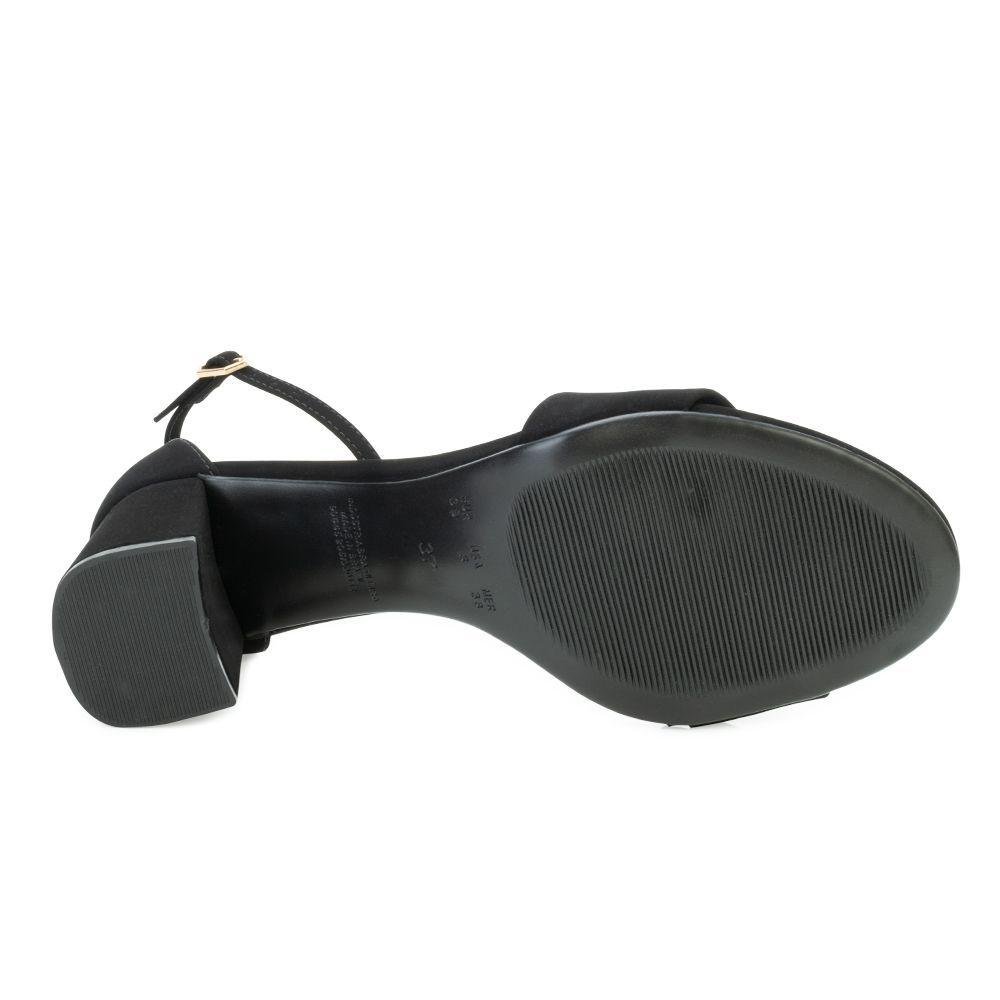Sandália Salto Bebecê Nobuck BC23-T60251 Preto 3
