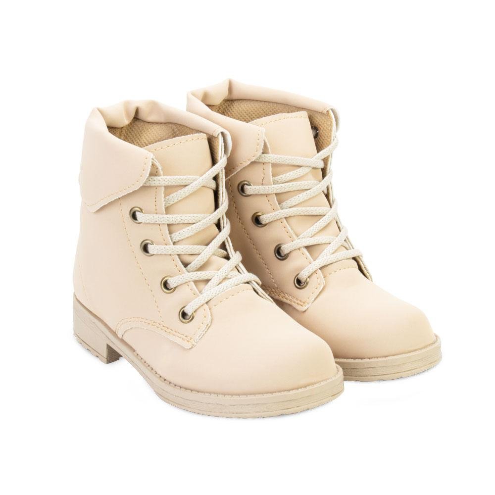 Bota Coturno Via Bag Infantil VB23-080 Bege 4