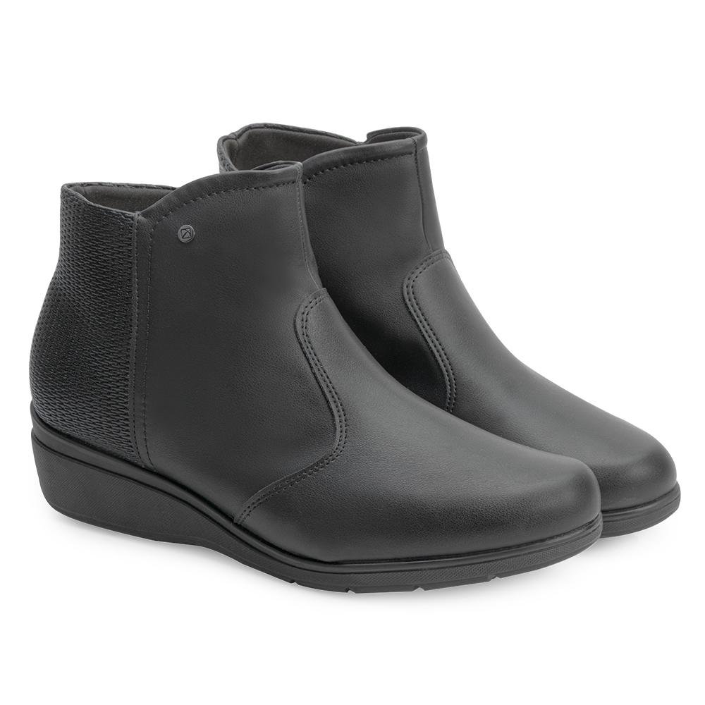 Bota Cano Curto Piccadilly PD24-11711 Preto 5