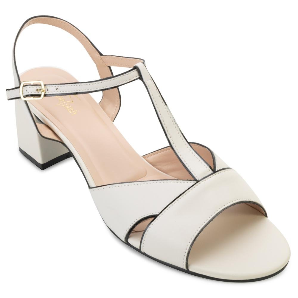 Sandália Salto Giovana Pash GP24-52300 Branco 1