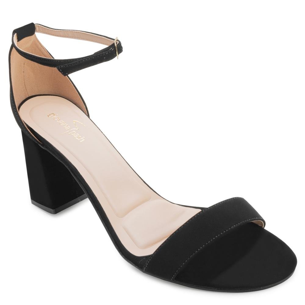 Sandália Salto Giovana Pash GP24-55400NB Preto 1