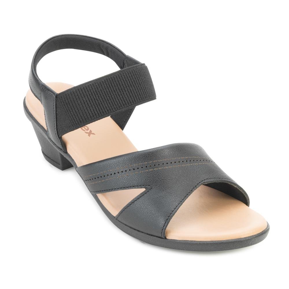 Sandália Salto Bloco Usaflex US24-AK37010 Preto 1