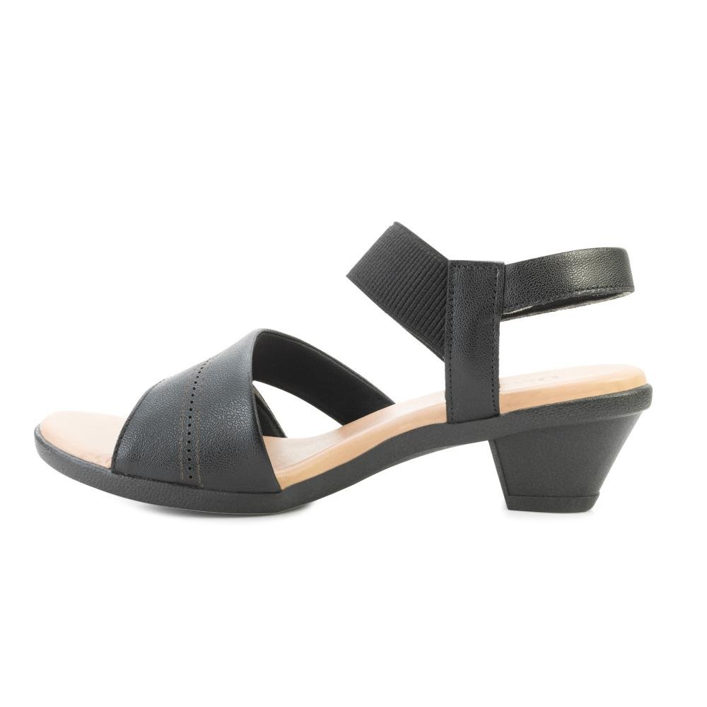 Sandália Salto Bloco Usaflex US24-AK37010 Preto 3