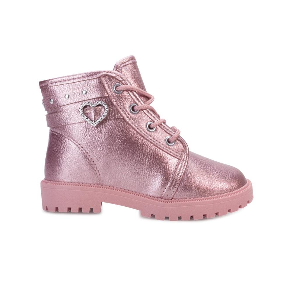 Bota Coturno Molekinha MK24-21265 Rosa 2