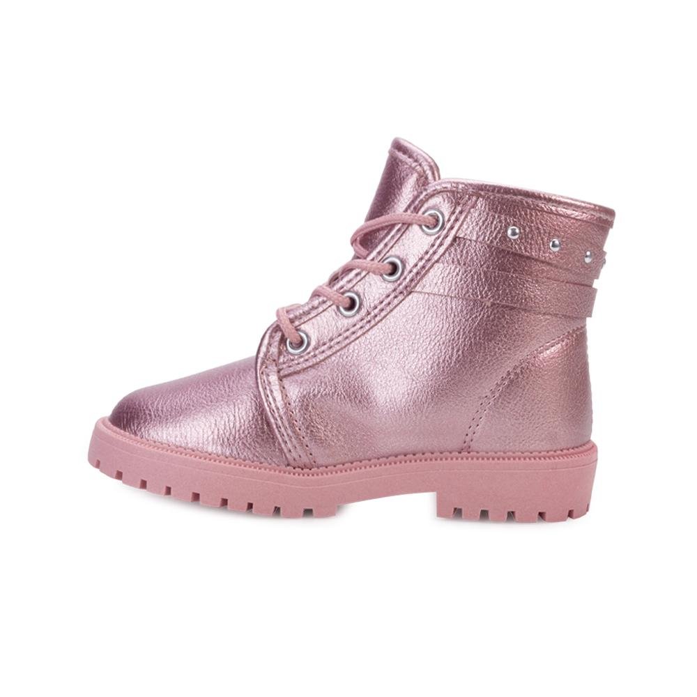 Bota Coturno Molekinha MK24-21265 Rosa 3