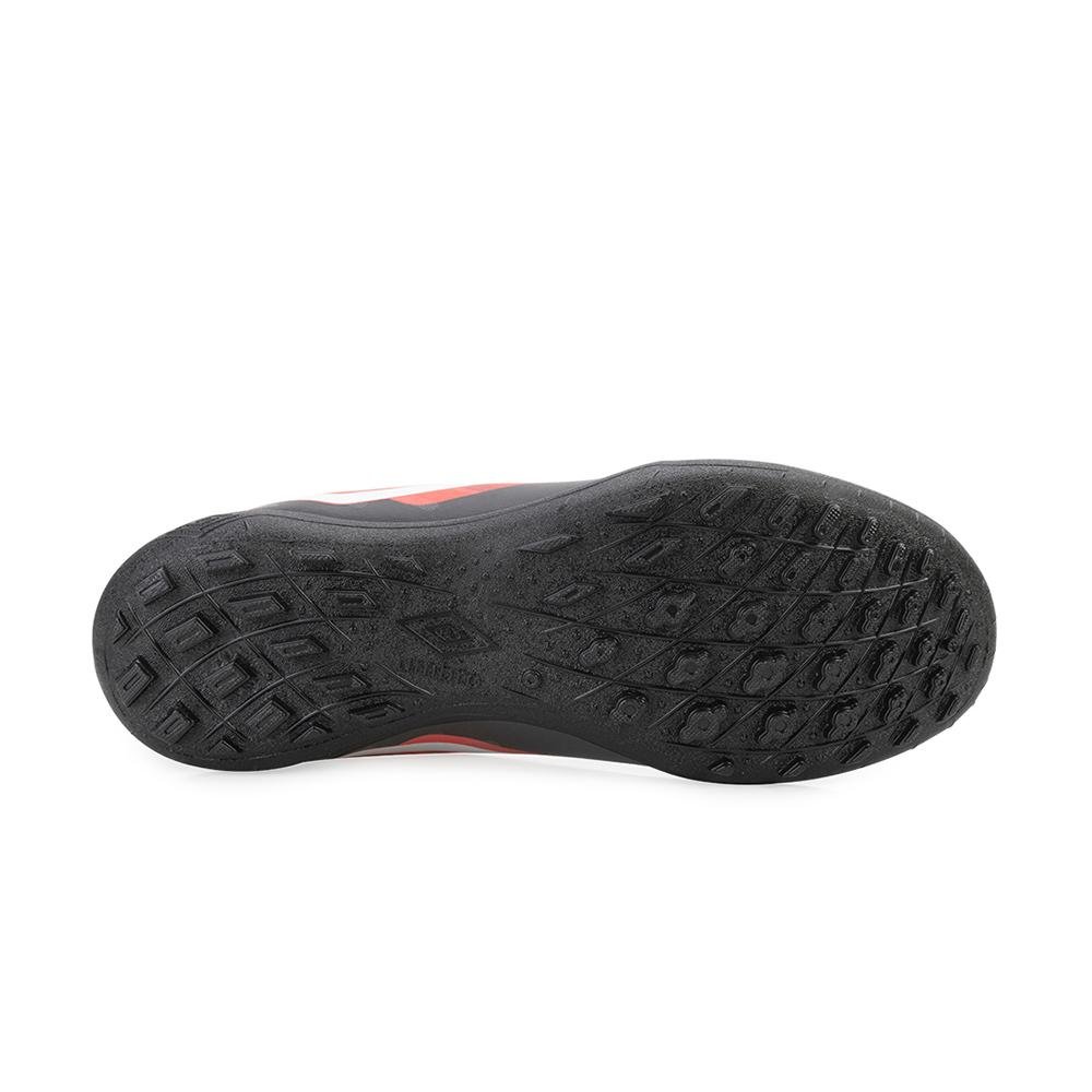 Chuteira Society Umbro Action Juvenil UM24 Preto/Vermelho 4