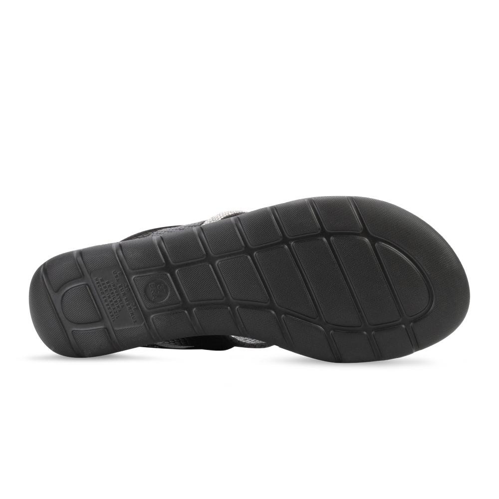 Sandália Anabela Modare MD24-71901 Preto/Prata 4