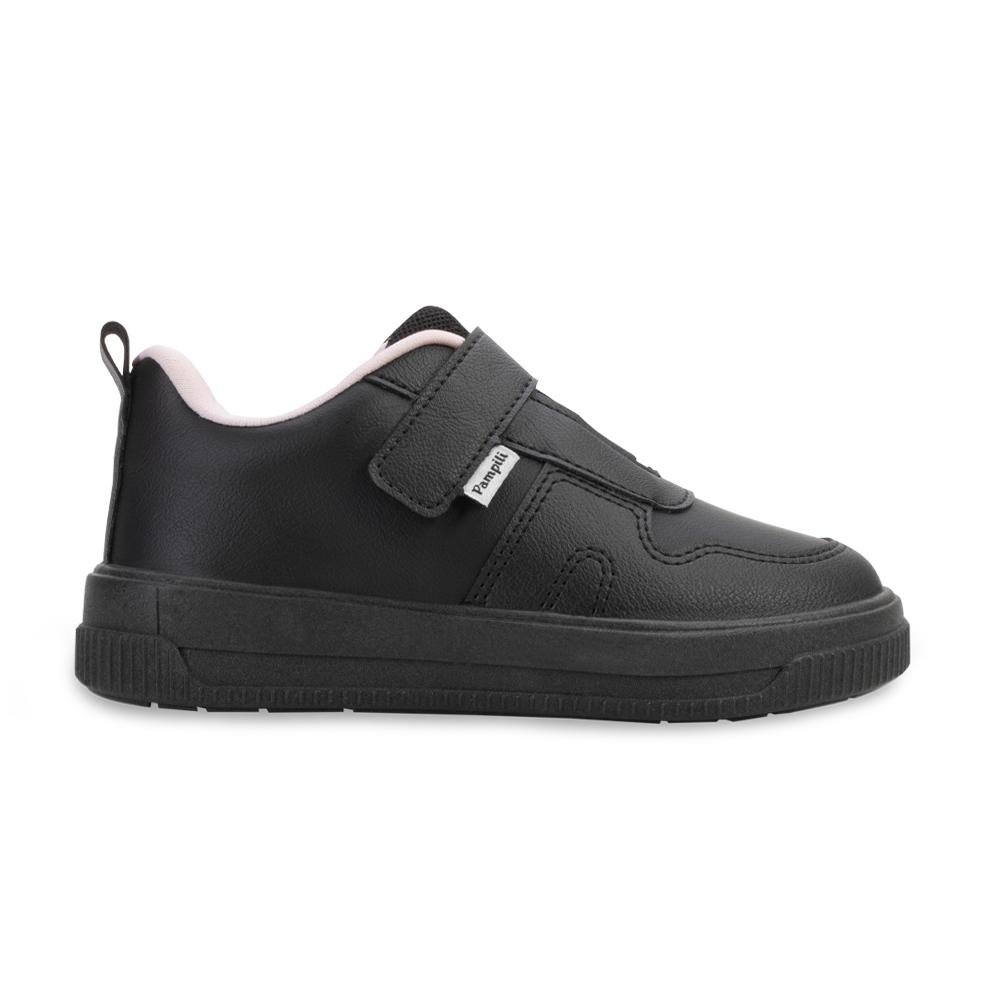 Tênis Pampili Infantil PP24-73800 Preto/Rosa 2