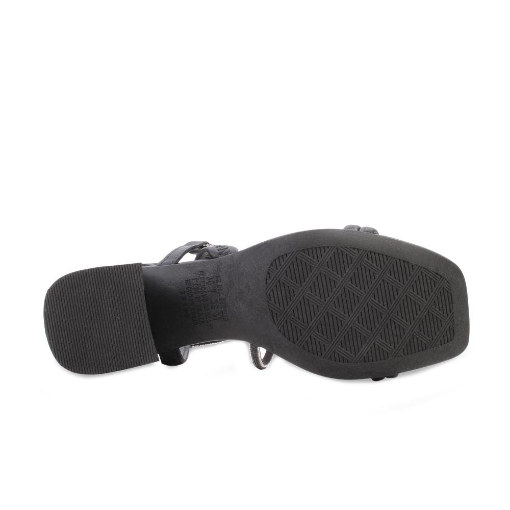 Sandália Salto Bloco Dakota DT24-Y7502 Preto/Prata 4
