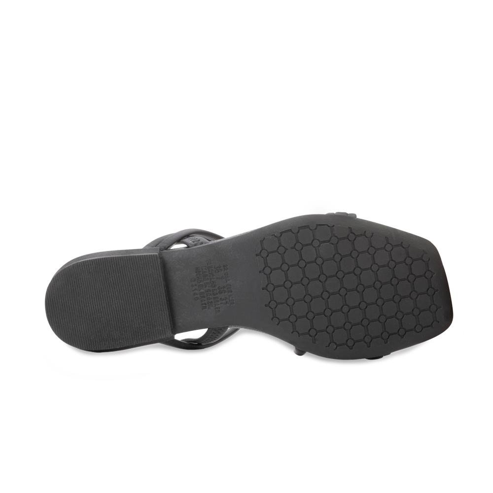 Sandália Rasteira Mississipi MS24-MB043 Preto/Marrom 4