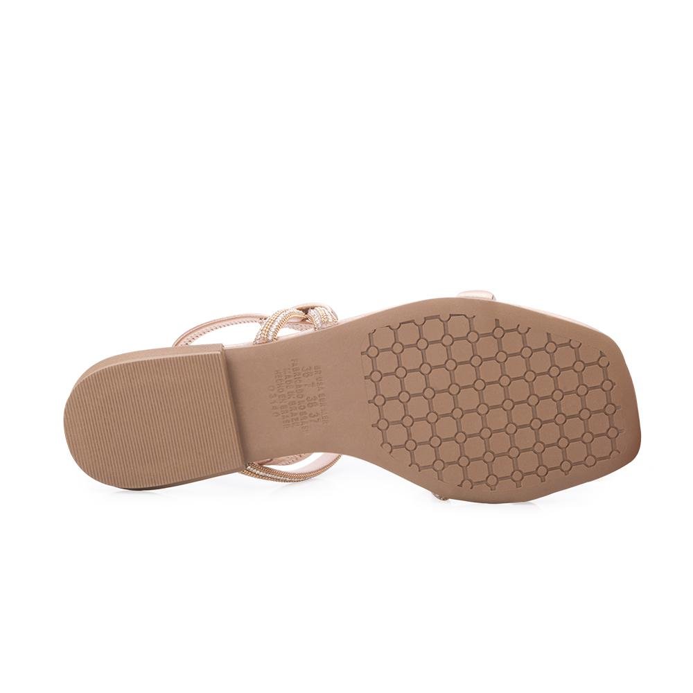 Sandália Rasteira Mississipi MS24-MB752 Dourado 4