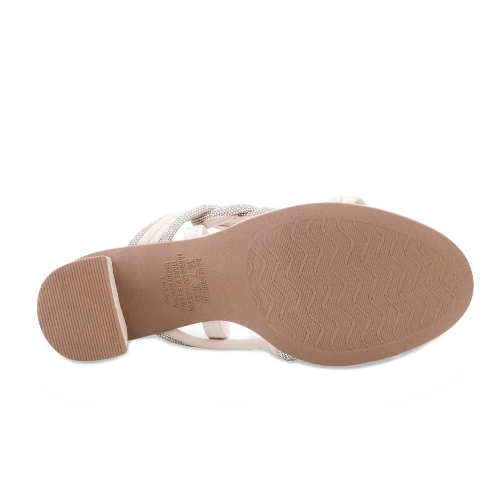 Sandália Salto Bloco Dakota DT24-Y7891 Branco 4