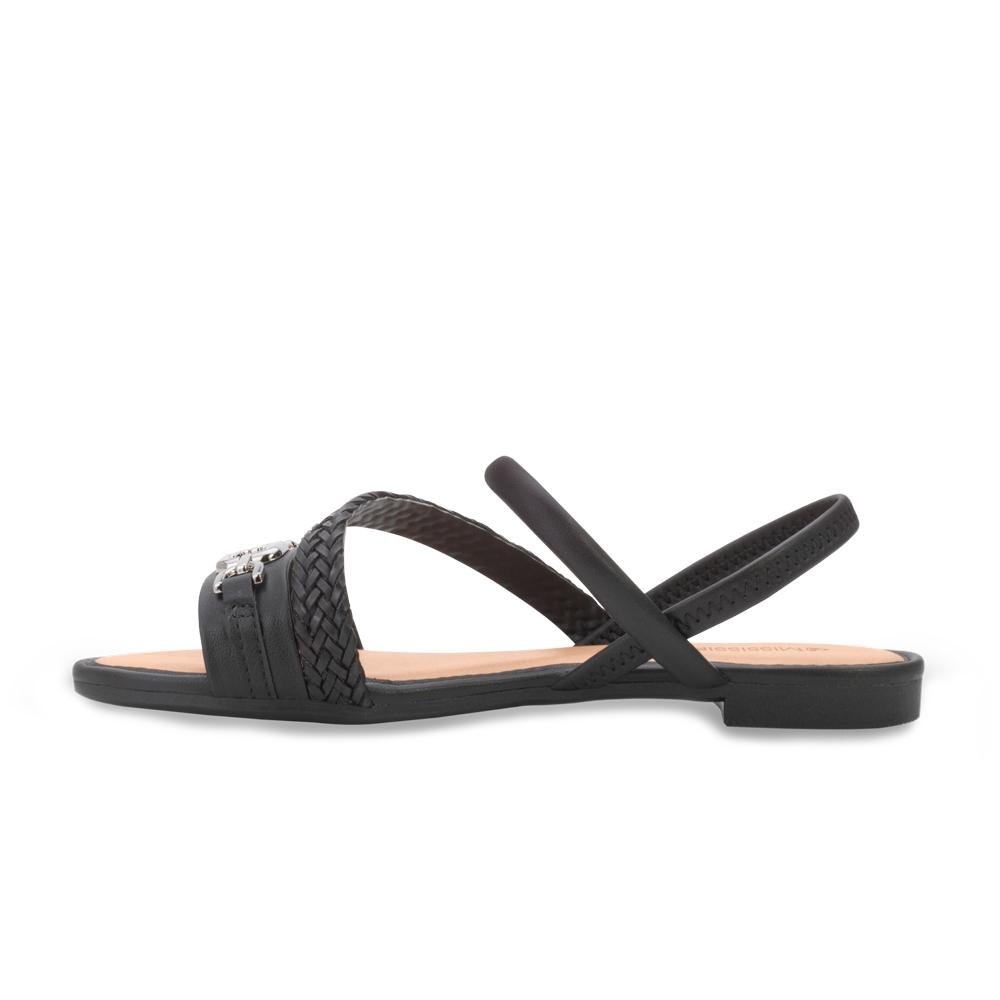 Sandália Rasteira Mississipi MB24-MB393 Preto 3