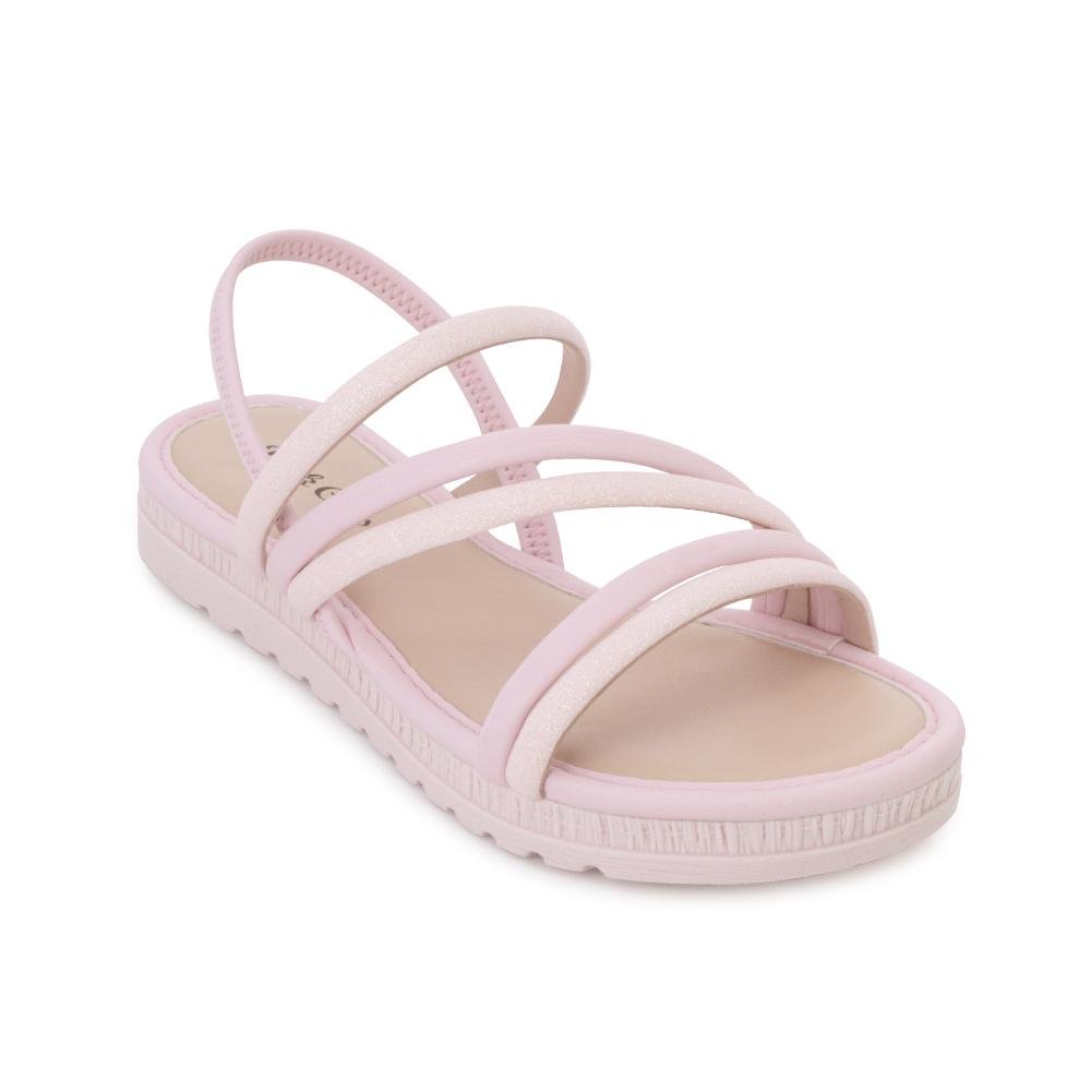 Sandália Flatform Pink Cats Infantil PC24-V4043 Rosa 1