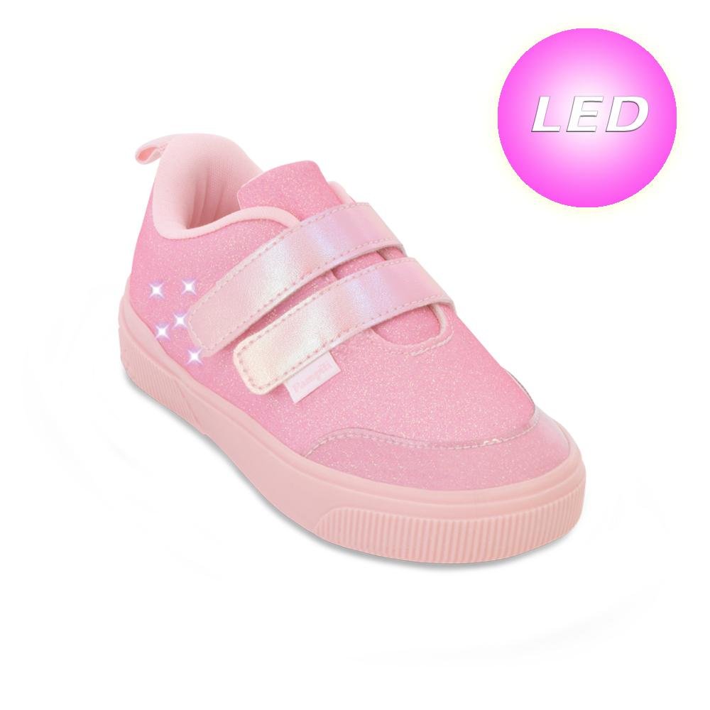 Tênis Led Pampili Infantil PP24-72101 Rosa 1