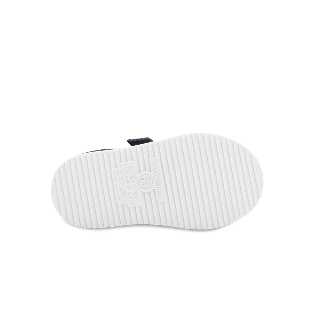 Tênis Casual Molekinha MK24-21316 Preto/Prata 4