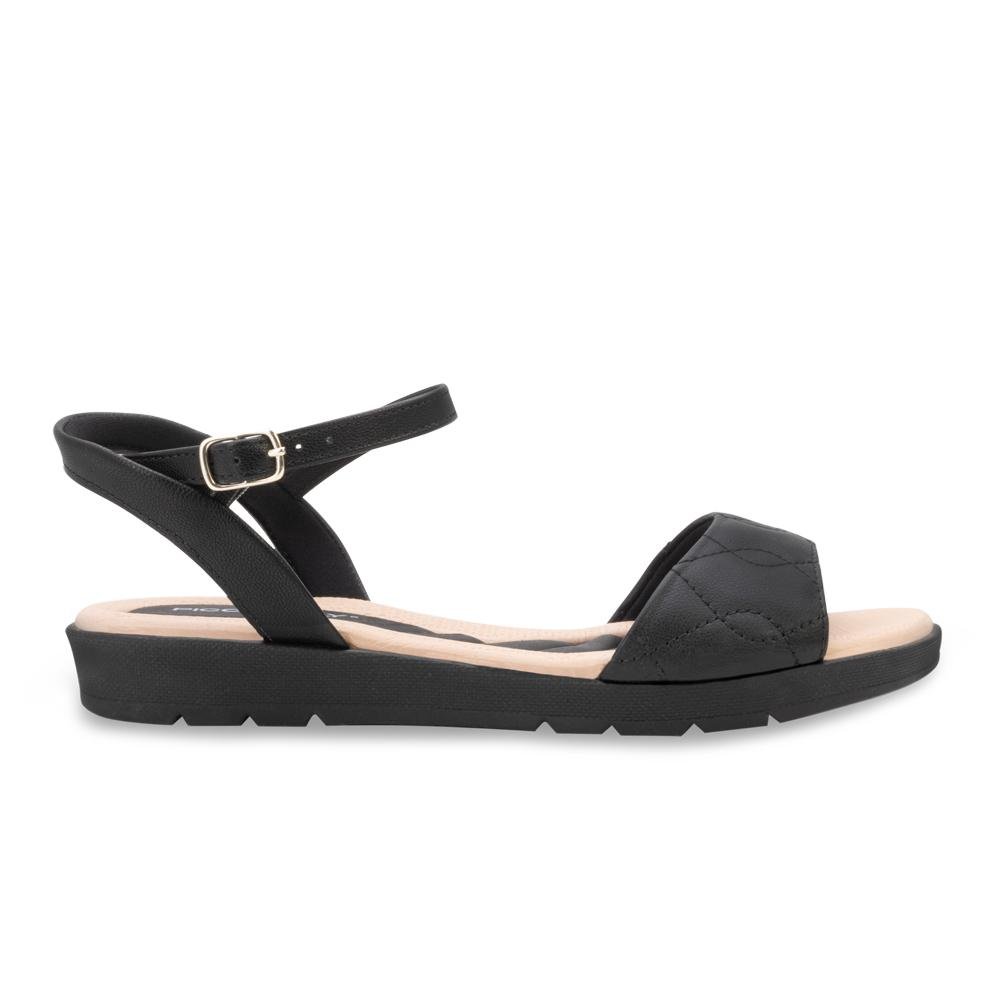 Sandália Piccadilly PD24-41003 Preto/Bege 2