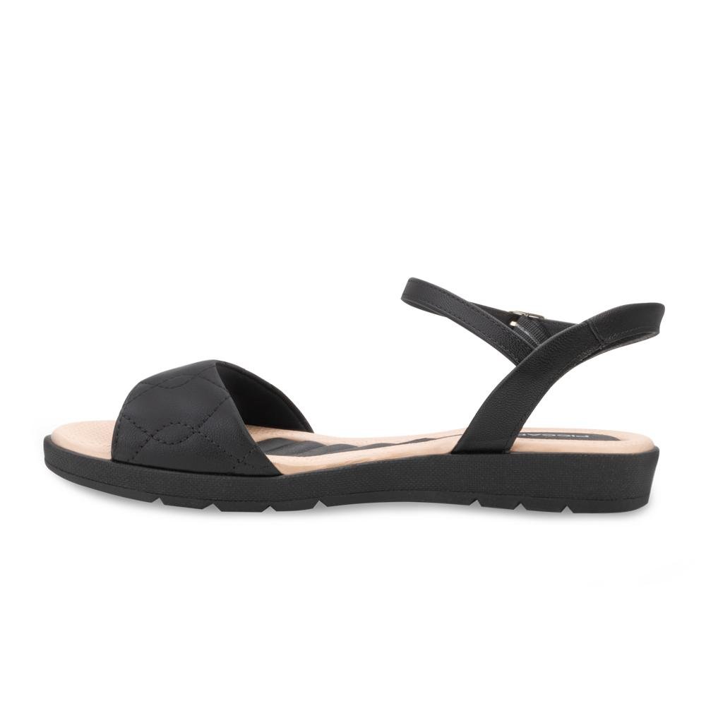 Sandália Piccadilly PD24-41003 Preto/Bege 3