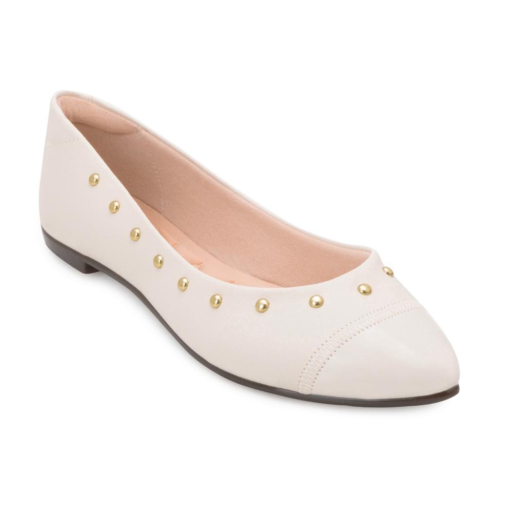 Sapatilha Moleca ML24-56358 Bege/Dourado 1