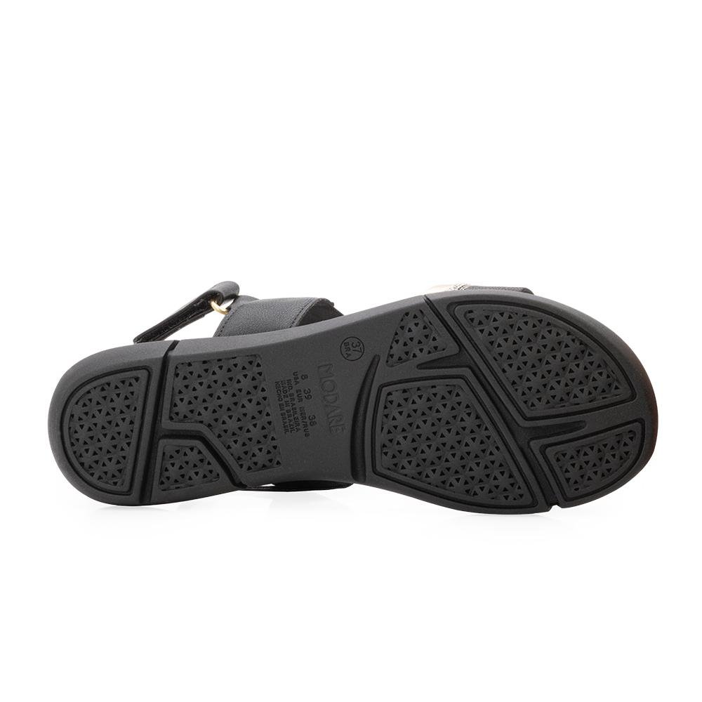 Sandália Modare MD24-71423 Preto/Dourado 4