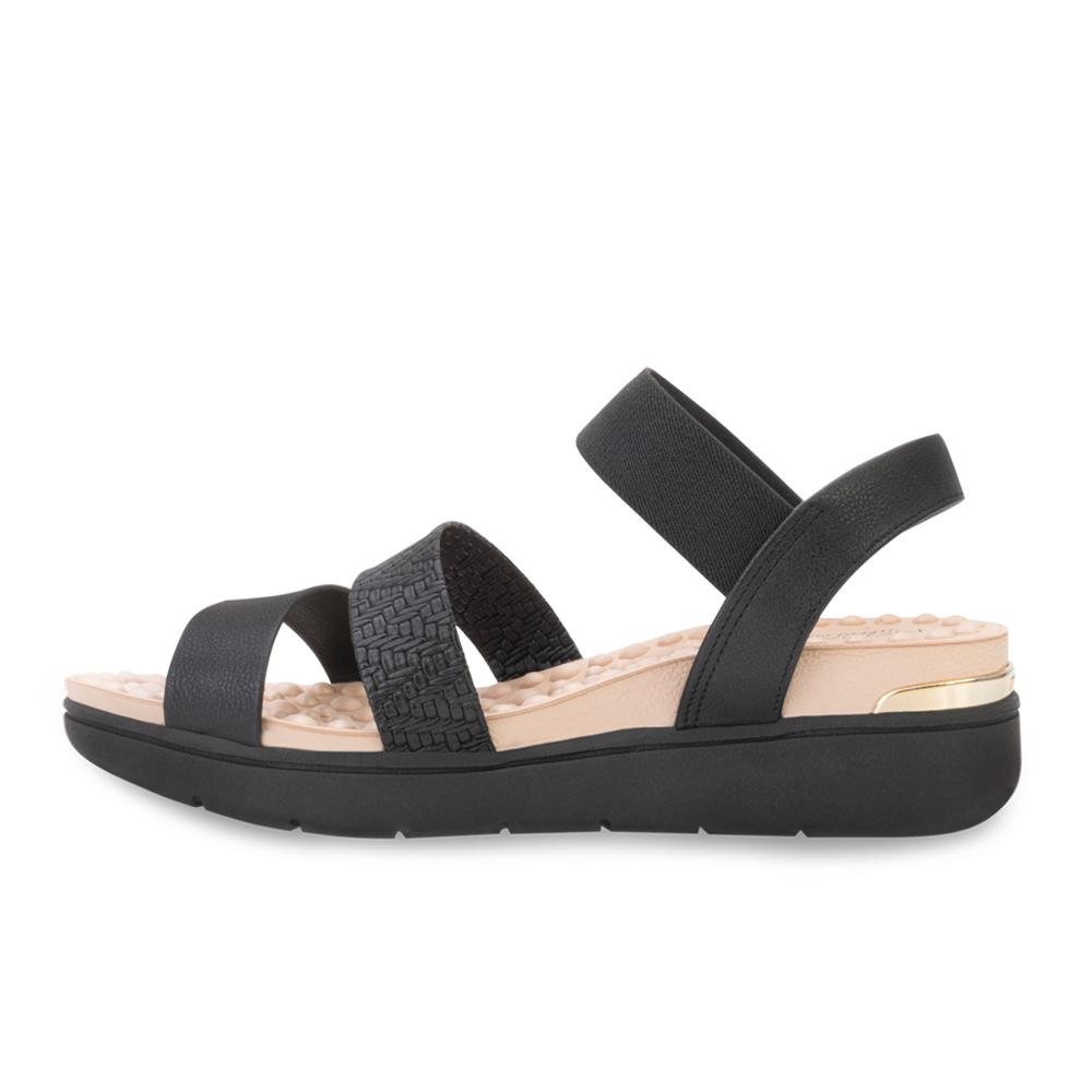 Sandália Modare MD24-71511 Preto/Bege 3