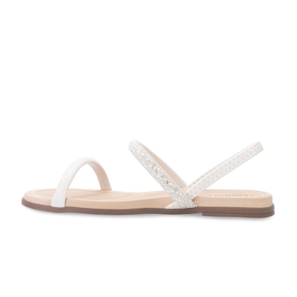 Sandália Beira Rio BR24-85071 Branco/Bege 3