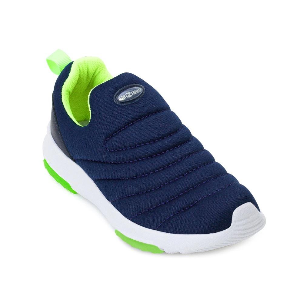 Tênis Iate Gibizinho Infantil GB24-B77 Azul/Verde 1
