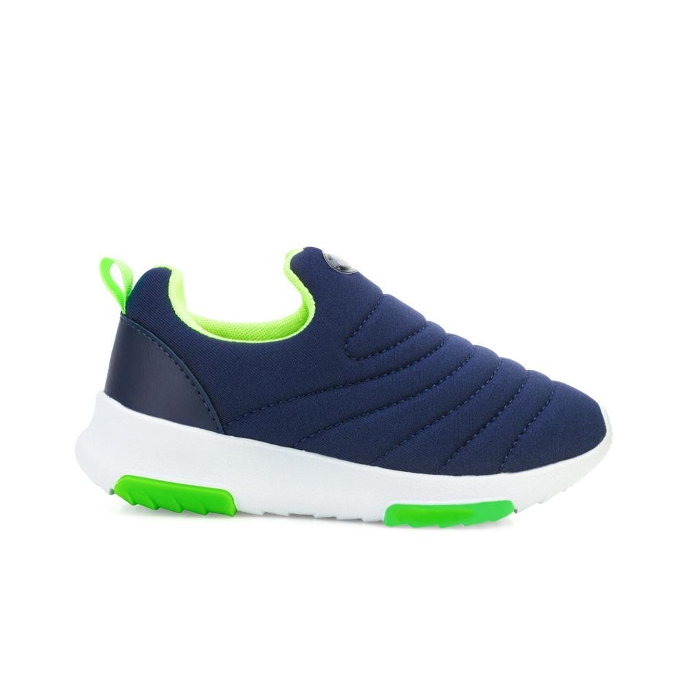 Tênis Iate Gibizinho Infantil GB24-B77 Azul/Verde 2