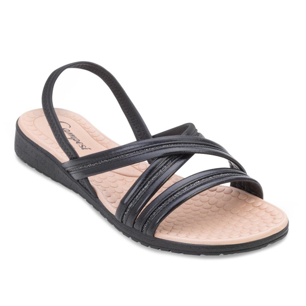 Sandália Anabela Campesi CP24-CP502 Preto 1