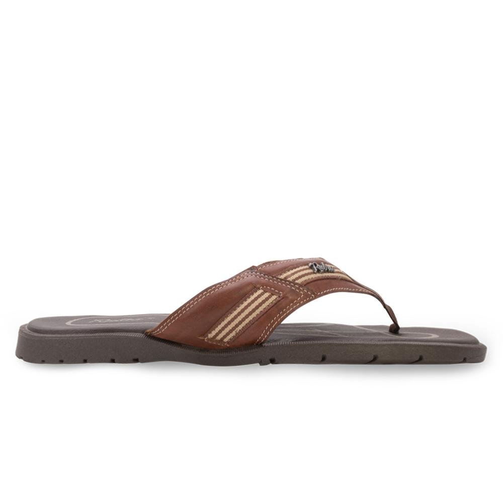 Chinelo Couro Rubra RB25-3302 Marrom 2