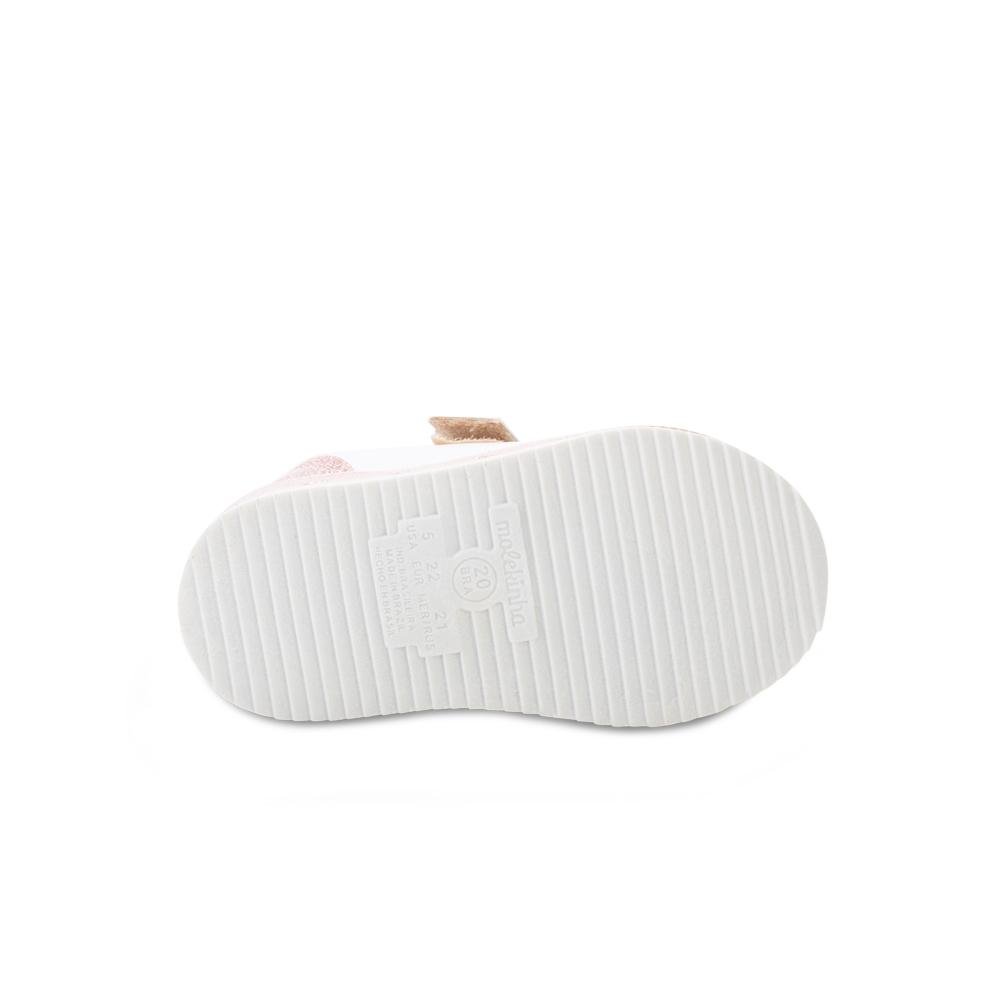 Tênis Casual Molekinha MK25-21316 Branco/Rosa 4