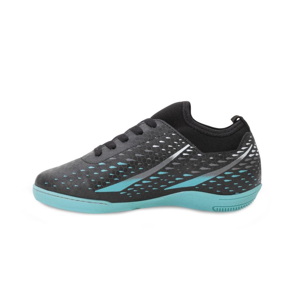 Chuteira Futsal Molekinho MK25-28083 Preto/Azul 3