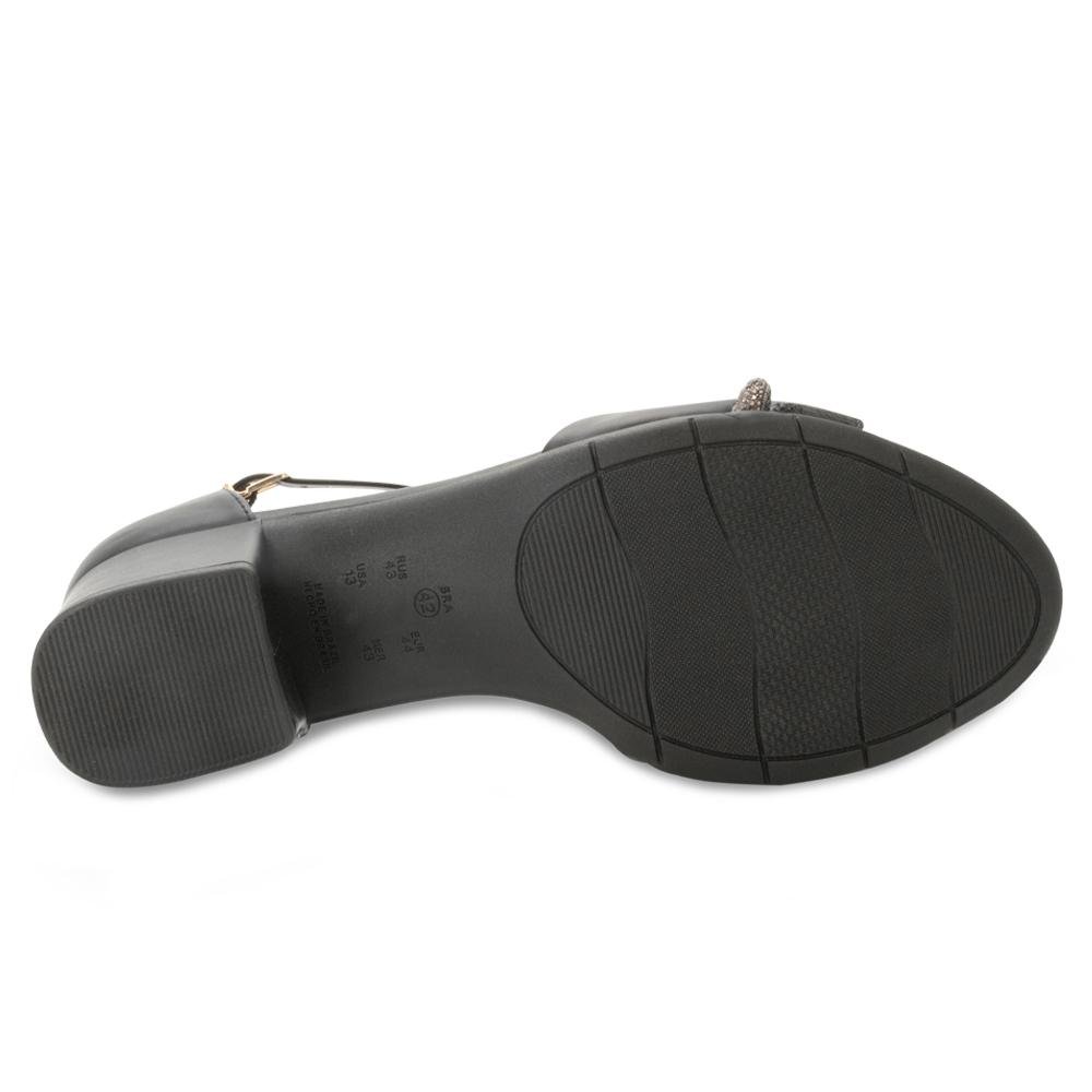 Sandália Anabela Comfortflex CF25-25573 Preto/Grafite 4