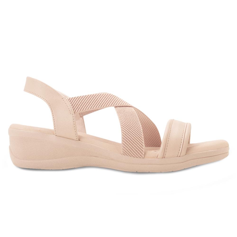 Sandália Anabela Comfortflex CF25-25883 Bege 2