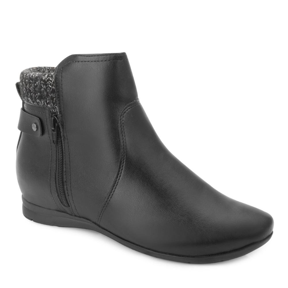 Bota Cano Curto Comfortflex CF25-25913 Preto 1