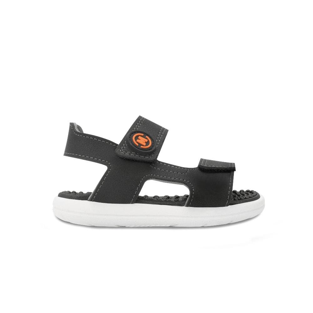 Sandália Papete Molekinho MK25-26192 Preto/Branco 2