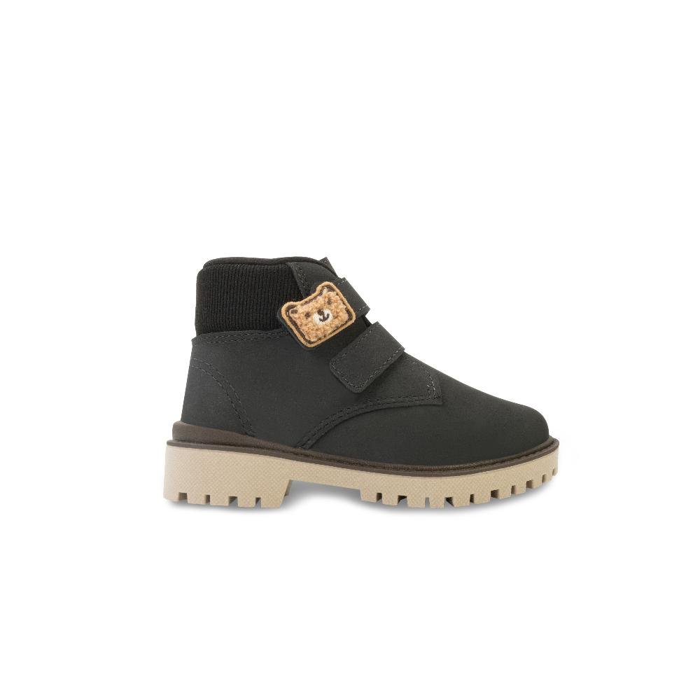 Bota Molekinho Infantil MK25-21442 Preto/Bege 2