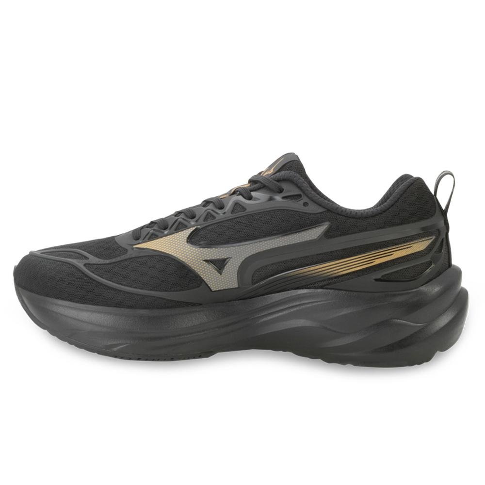 Tênis Mizuno Space 5 MZ25 Preto/Dourado 3