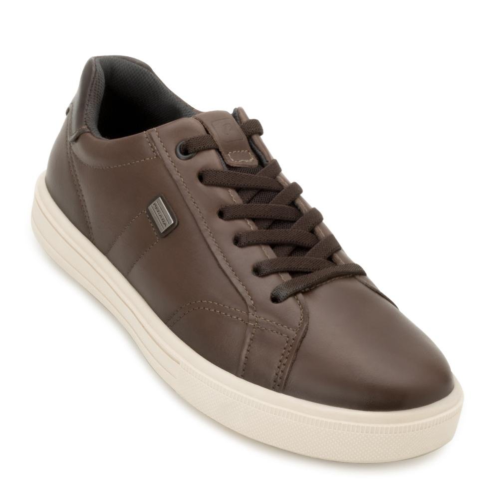 Sapatênis Pegada Couro PG25-11150 Marrom/Creme 1