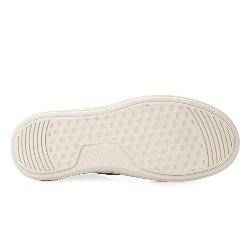 Sapatênis Pegada Couro PG25-11150 Marrom/Creme 4