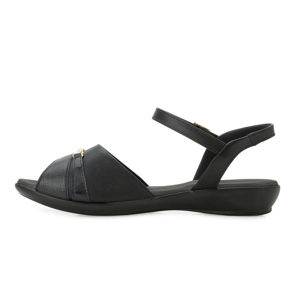 Sandália Piccadilly PD25-50037 Preto/Dourado 3